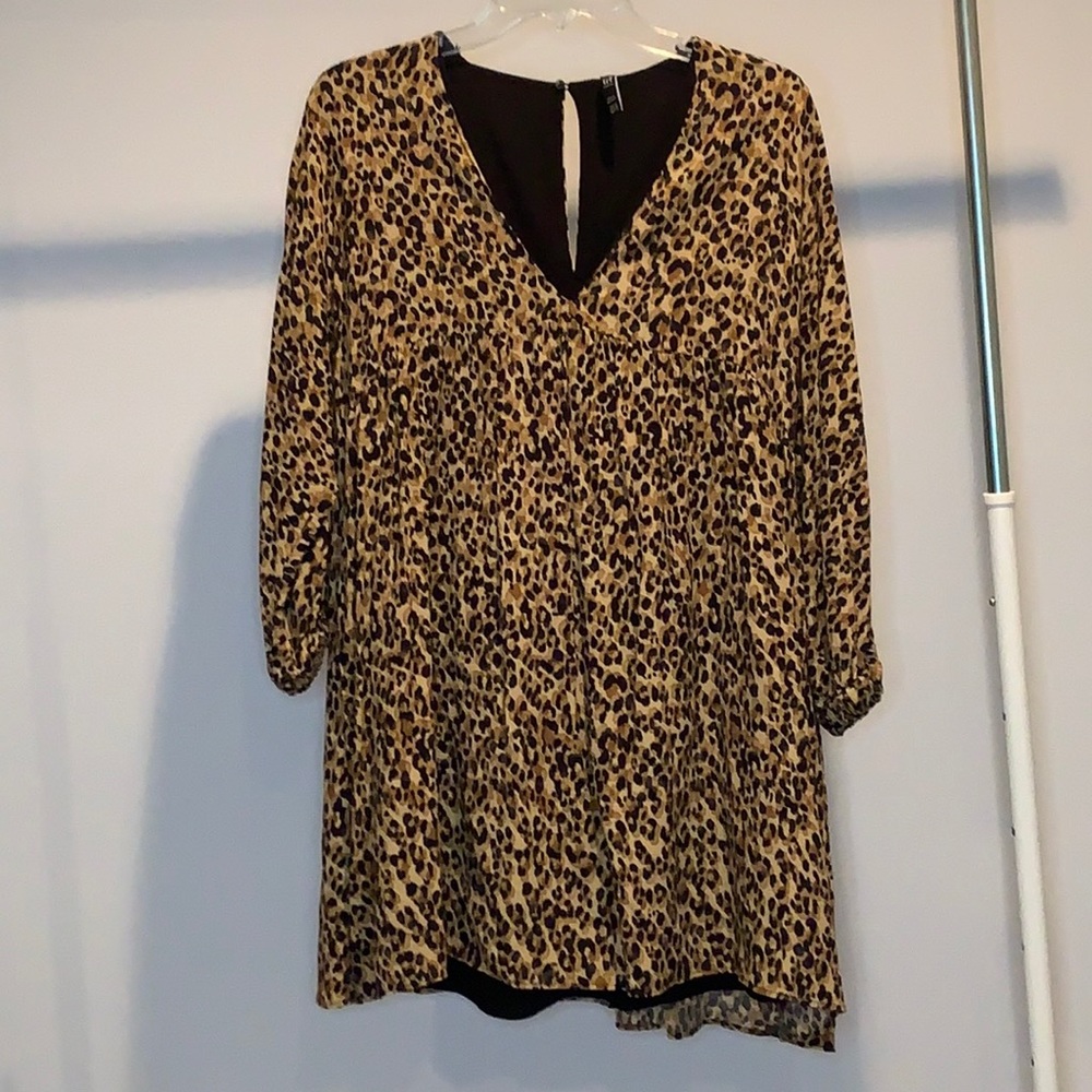 Leopard print dress